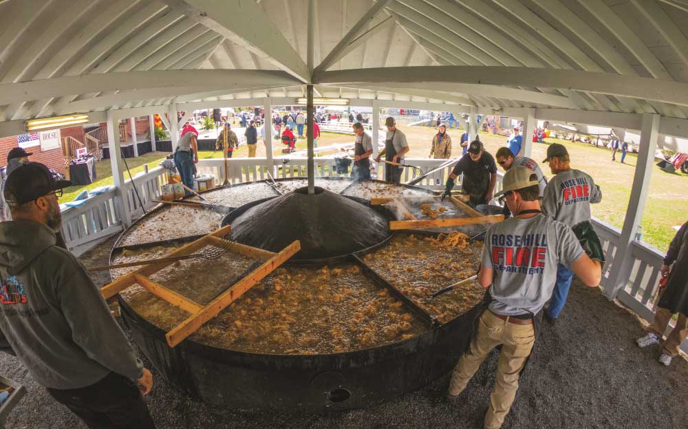 World s Largest Frying Pan at the Town Square Visit Duplin County